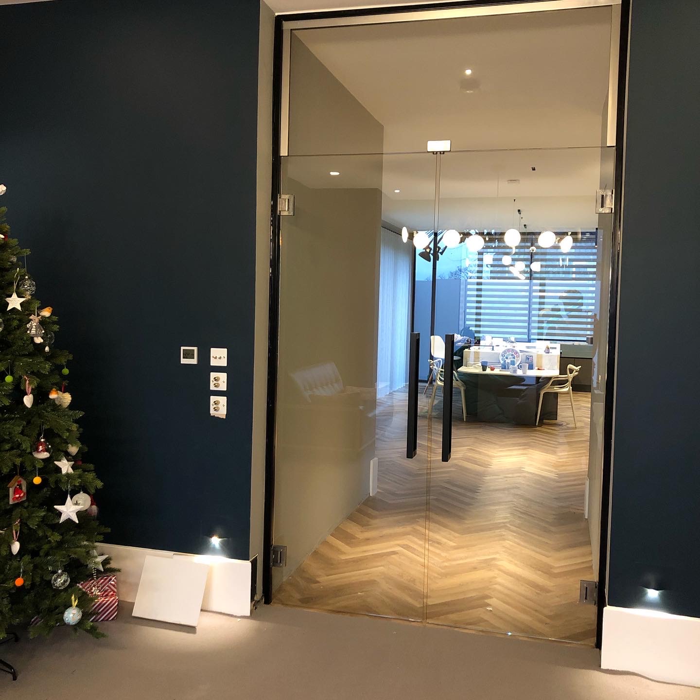 AJN Site Services glass doors & partitions project, Chesterfield