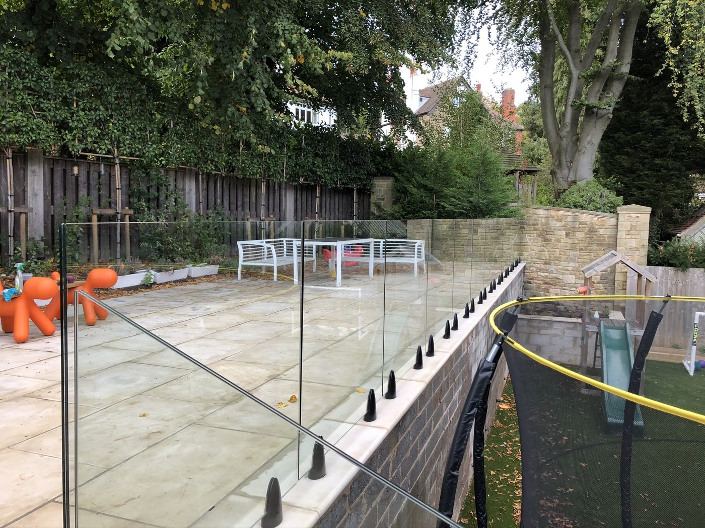 AJN Site Services frameless glass balustrades project 19, Chesterfield