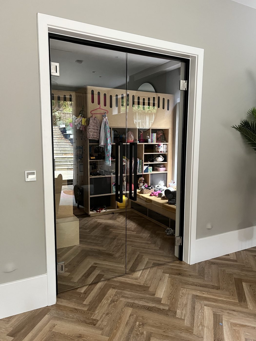 AJN Site Services glass doors & partitions project 1, Chesterfield