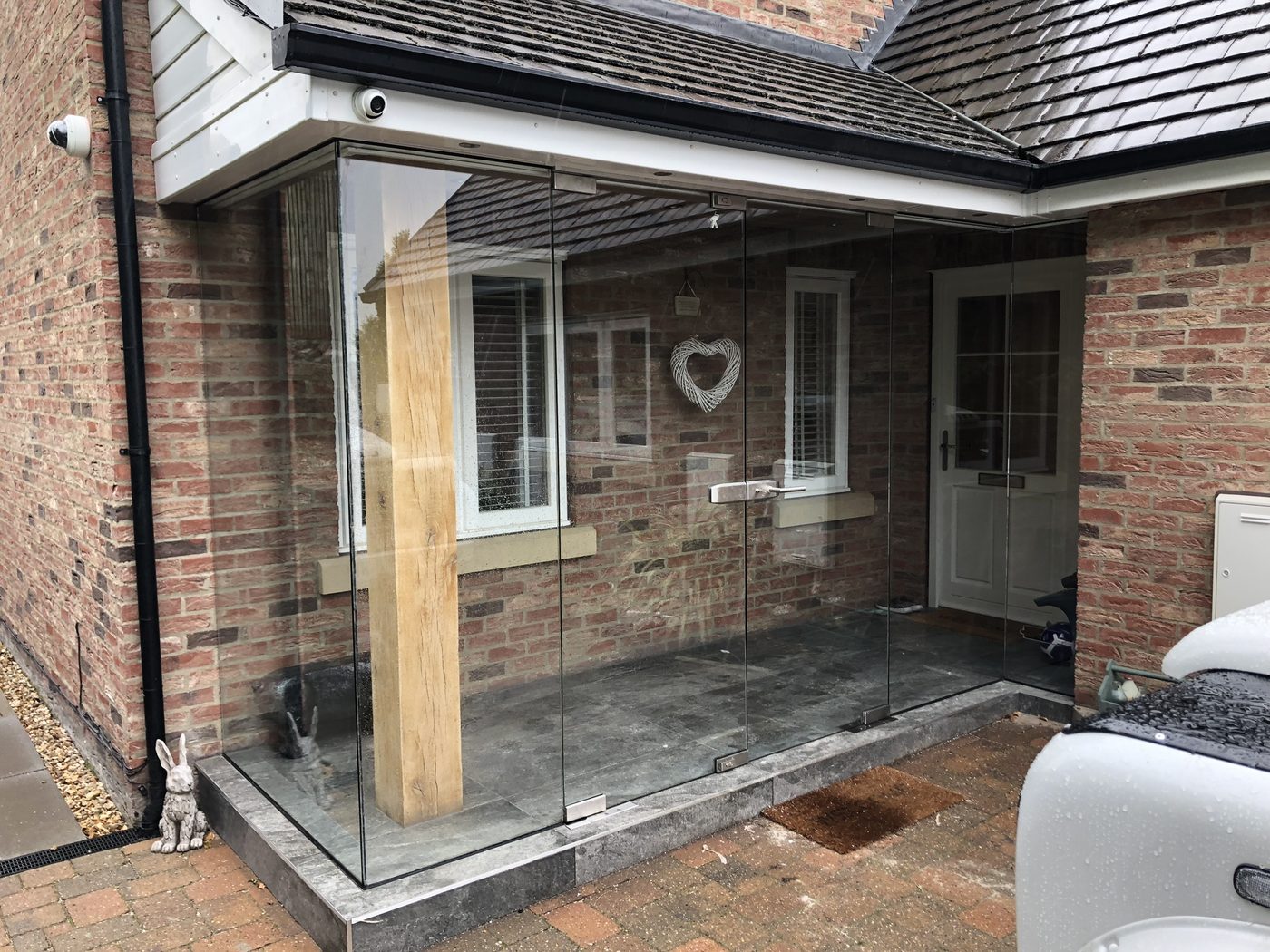 AJN Site Services glass doors & partitions project 10, Chesterfield