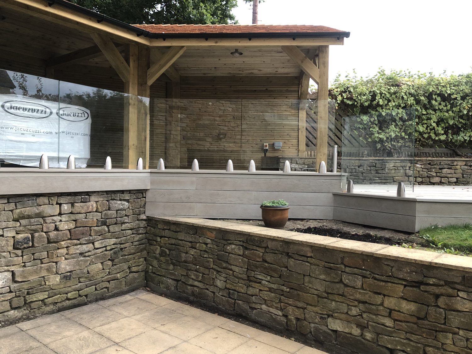 AJN Site Services glass & stainless steel balustrades project 4, Chesterfield