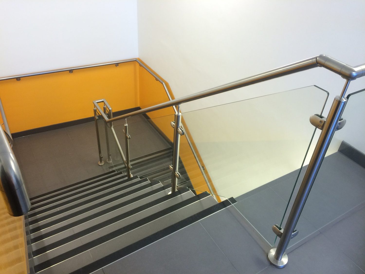 AJN Site Services glass & stainless steel balustrades project 12, Chesterfield
