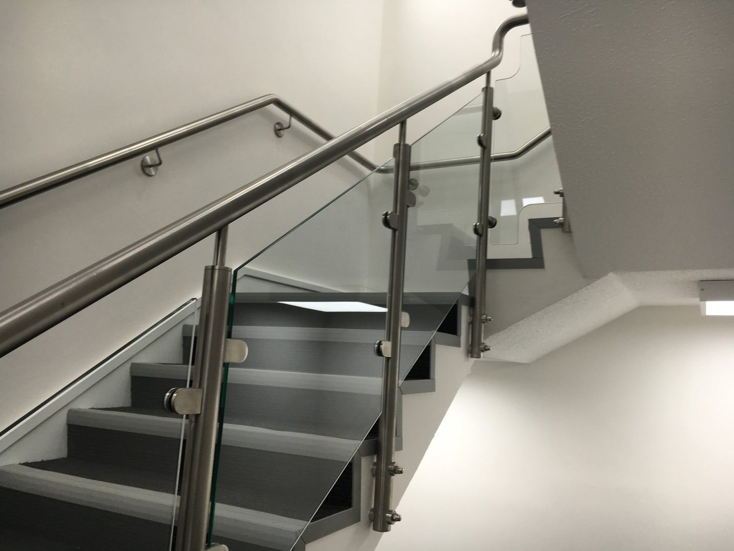 AJN Site Services glass & stainless steel balustrades project 16, Chesterfield