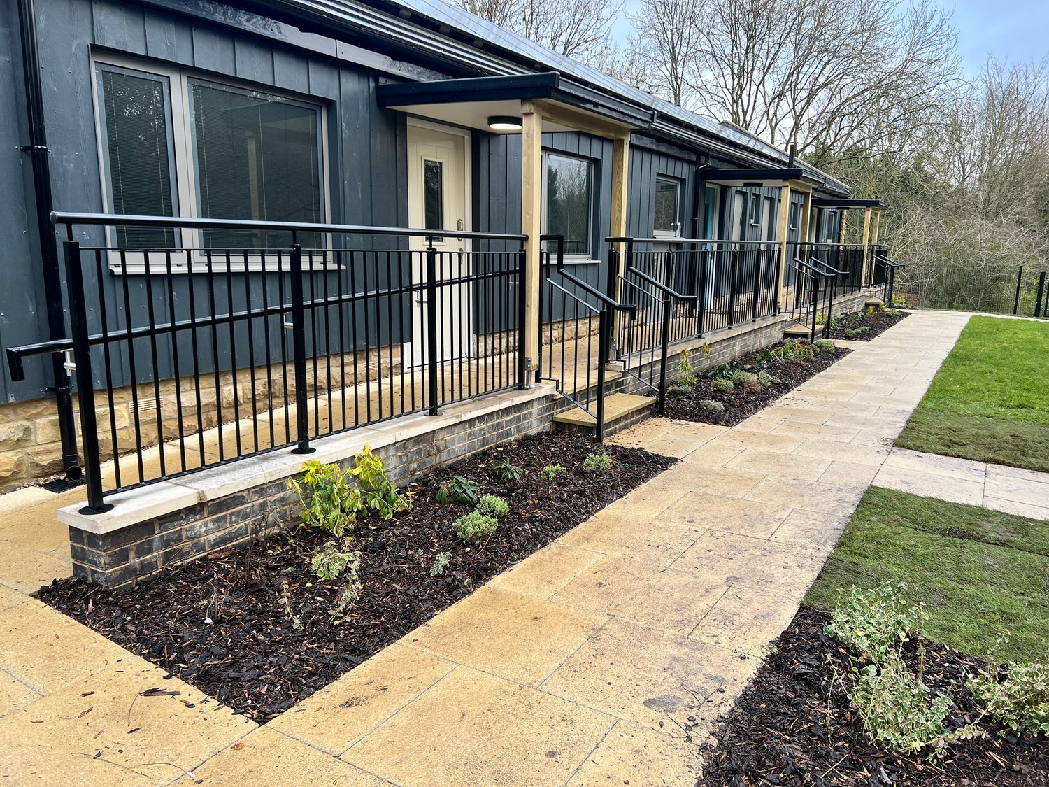 AJN Site Services metal gates & railings project 4, Chesterfield