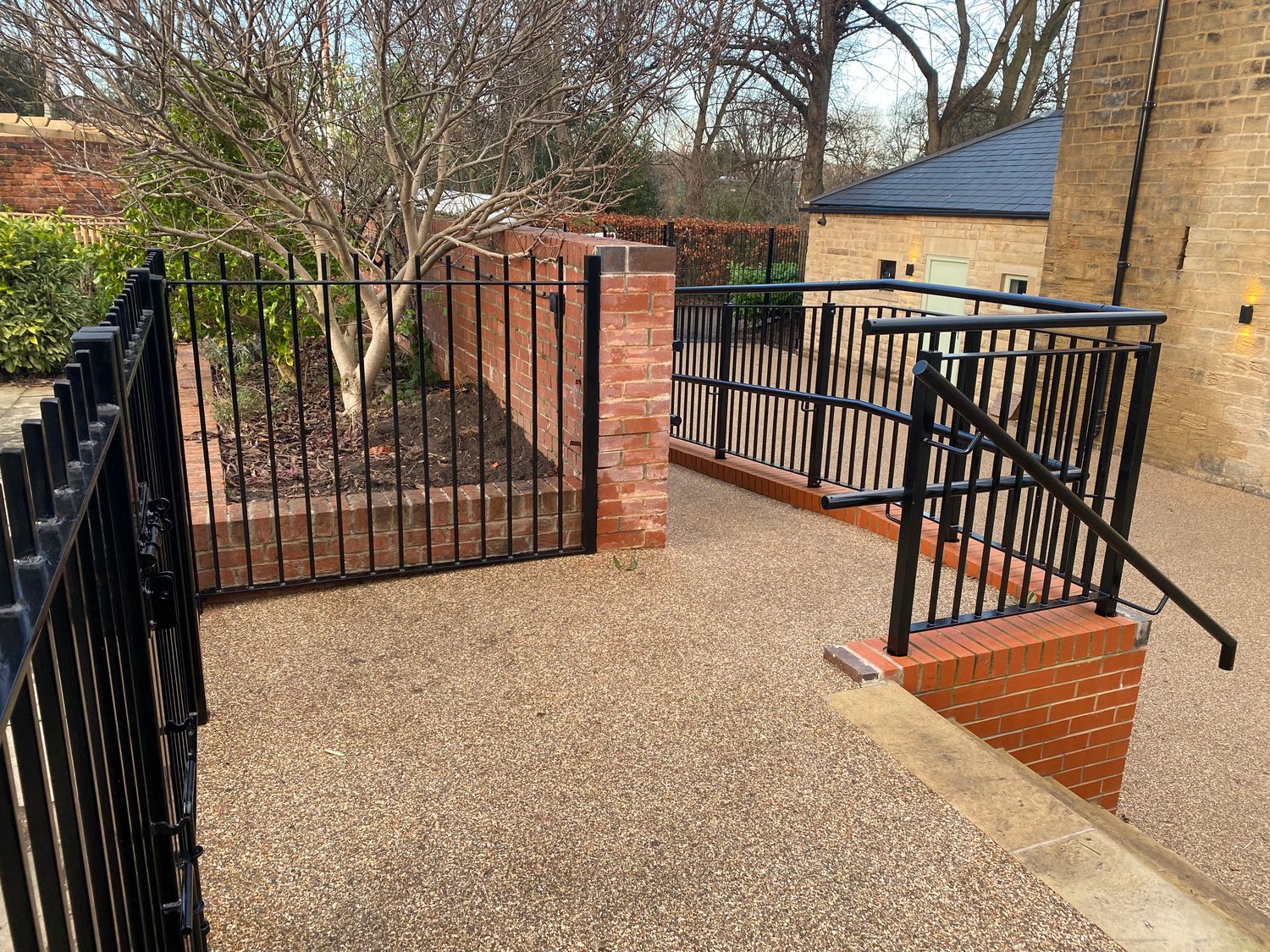 AJN Site Services metal gates & railings project 8, Chesterfield