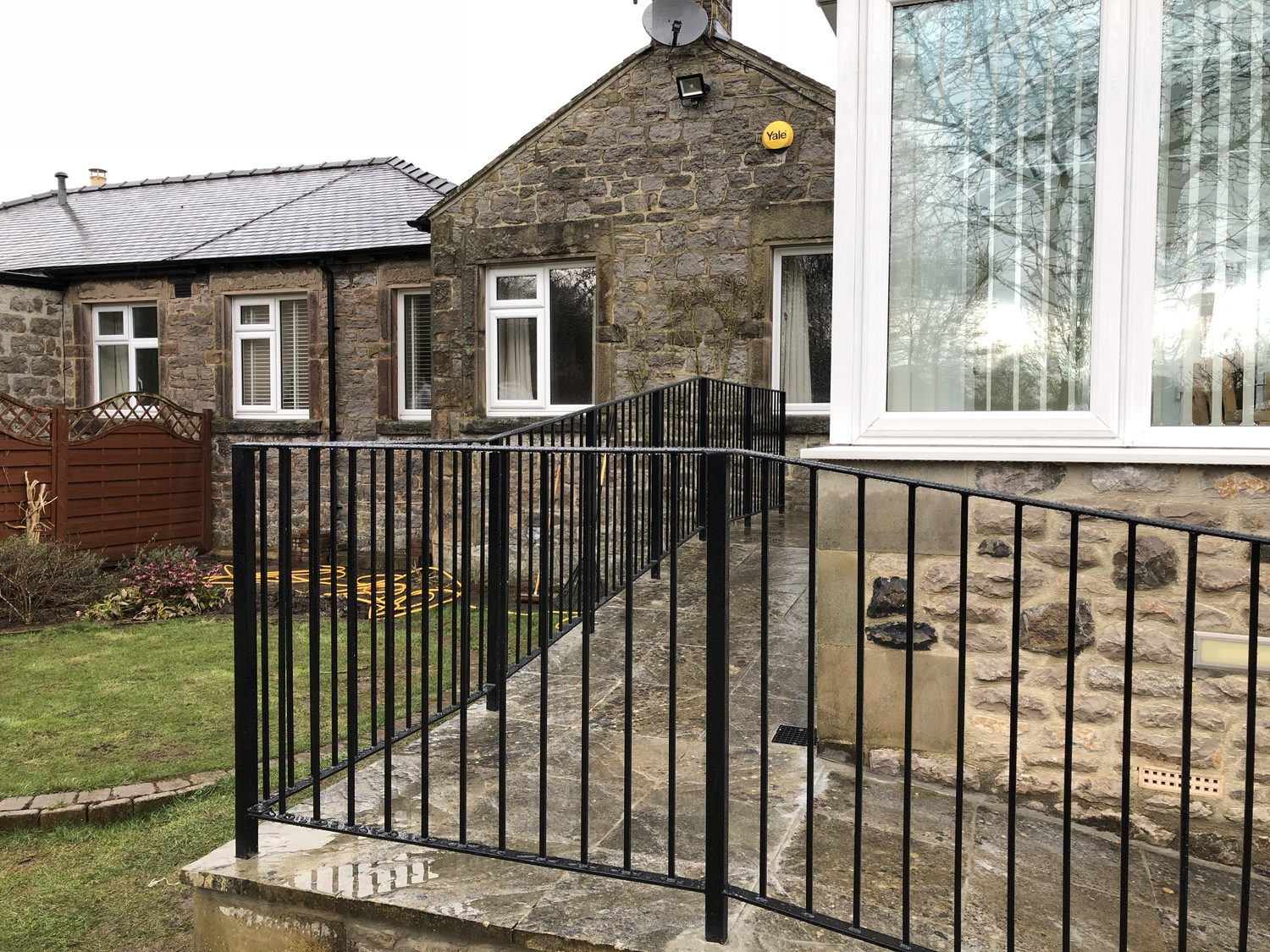 AJN Site Services metal gates & railings project 14, Chesterfield