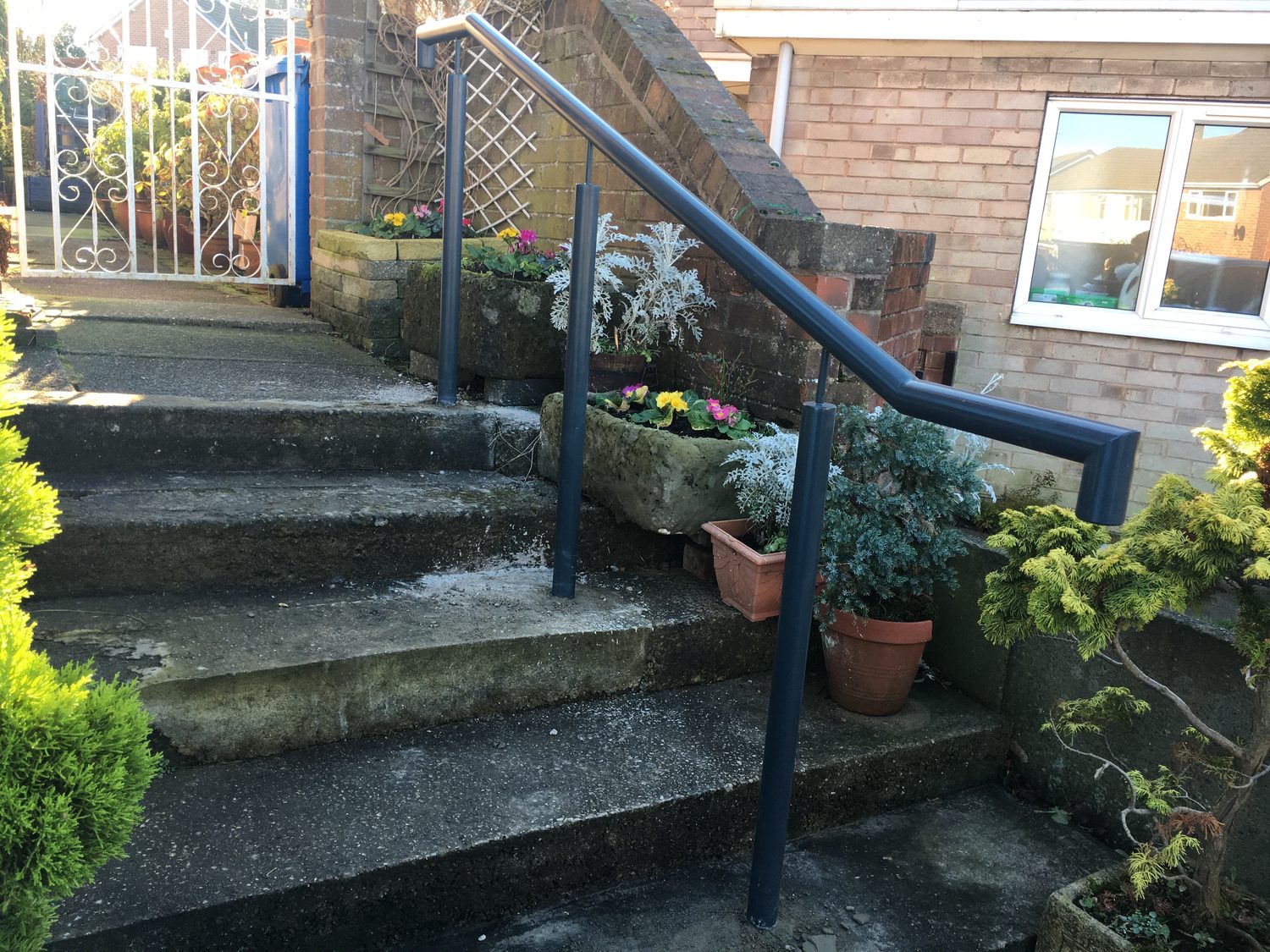 AJN Site Services metal gates & railings project 16, Chesterfield