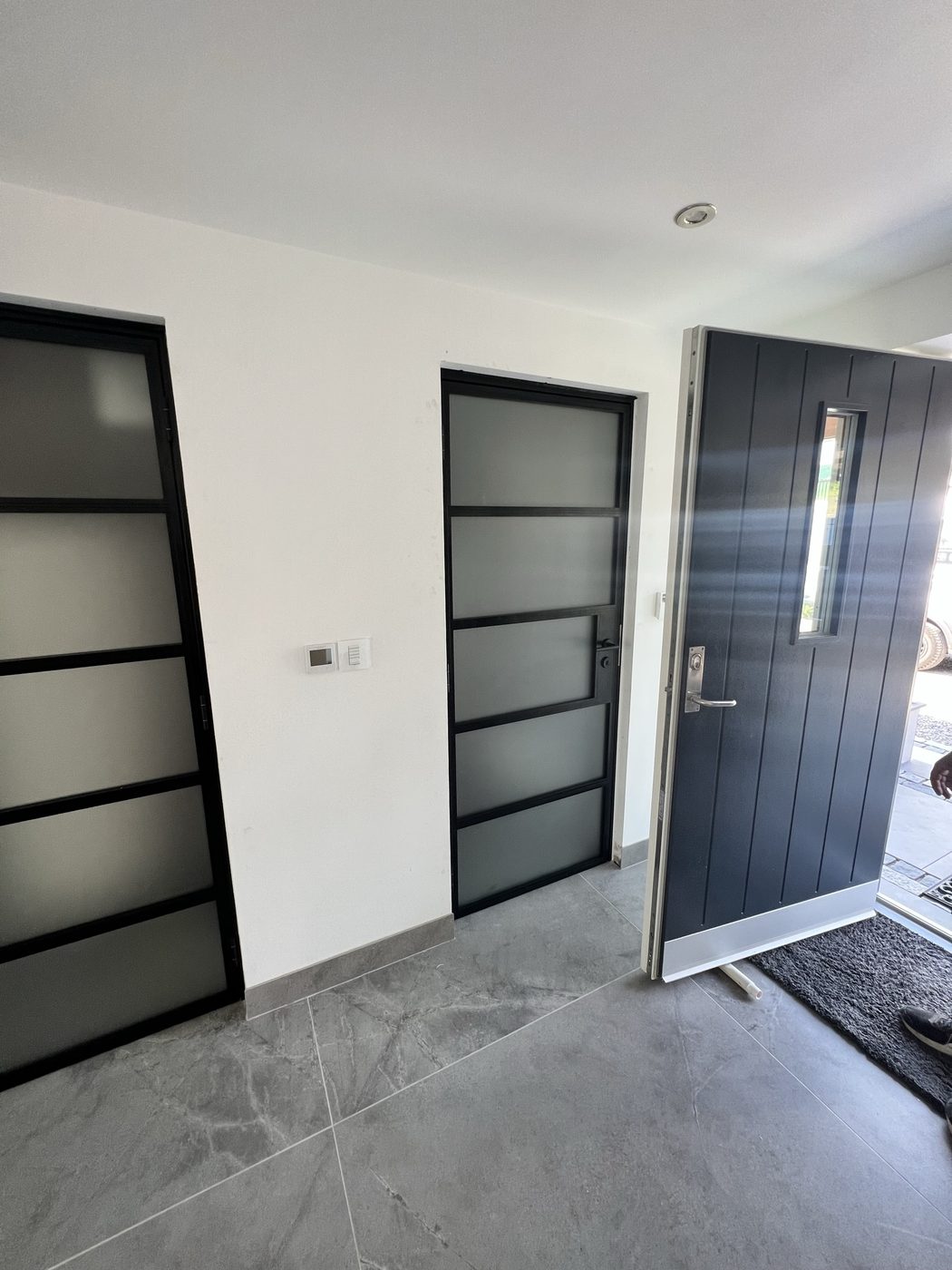 AJN Site Services origin aluminium doors project 1, Chesterfield