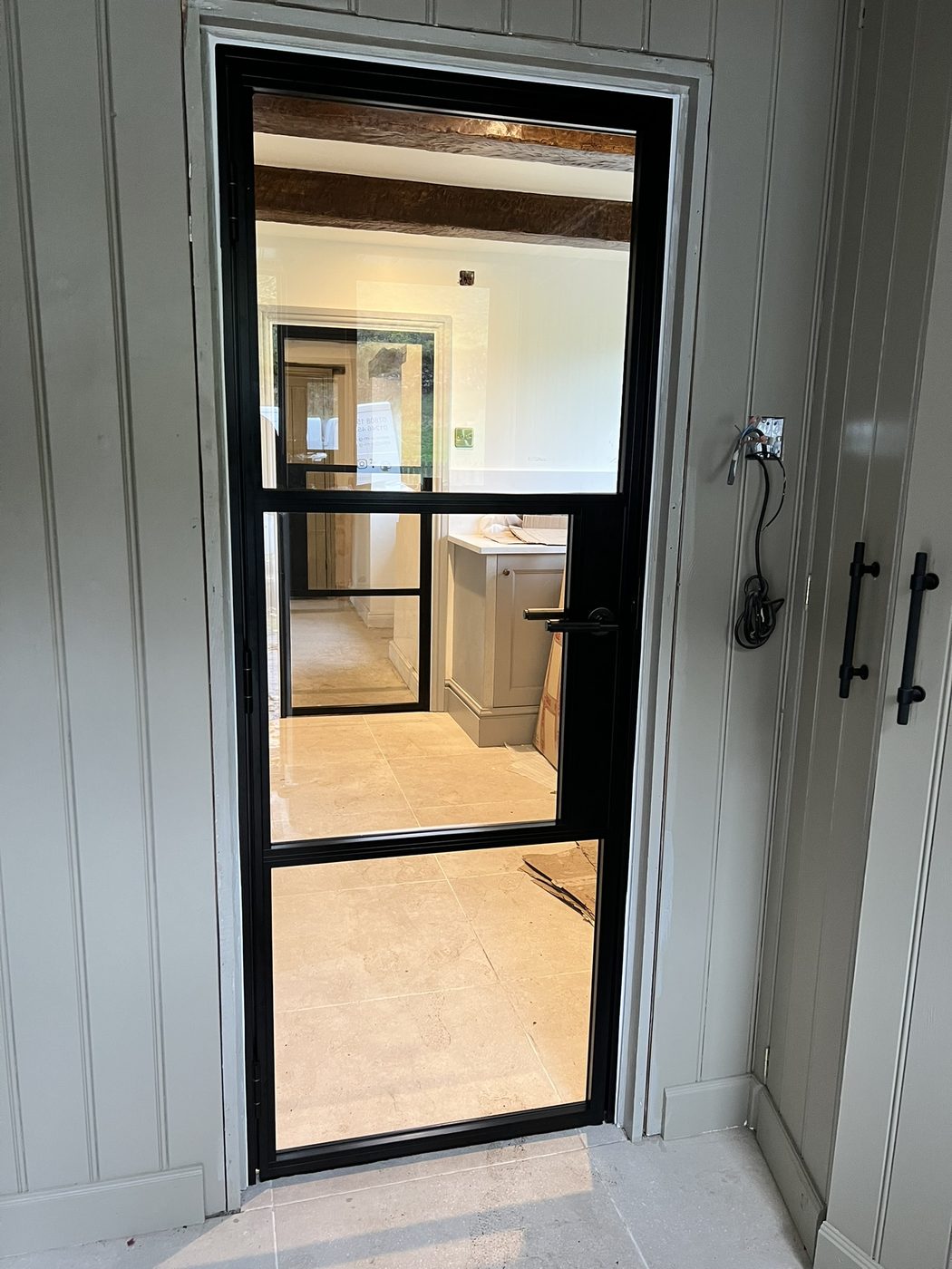 AJN Site Services origin aluminium doors project 3, Chesterfield