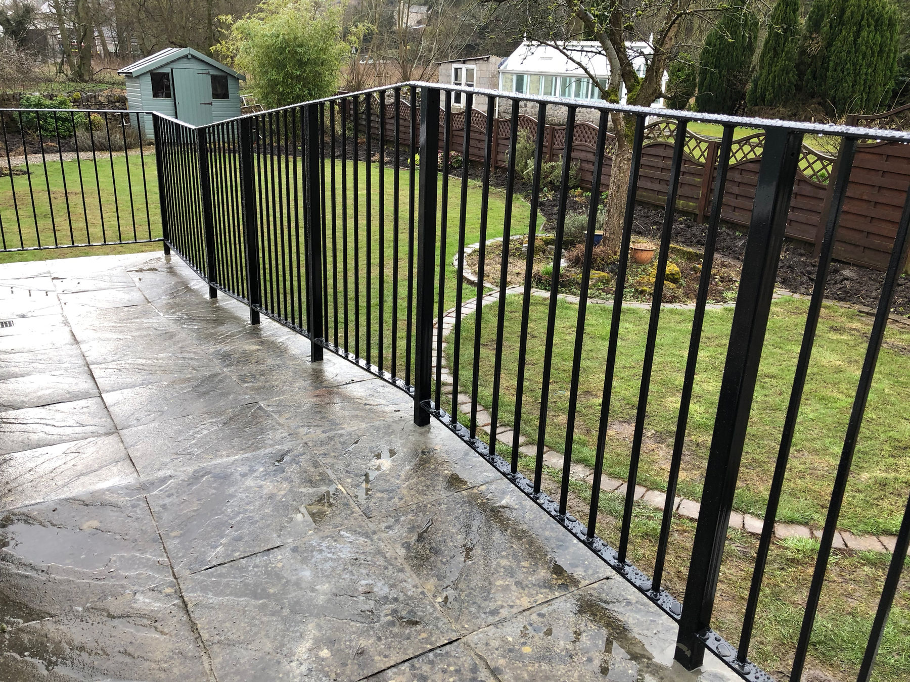 AJN Site Services metalwork and glass project near Peak District National Park, Bakewell DE45